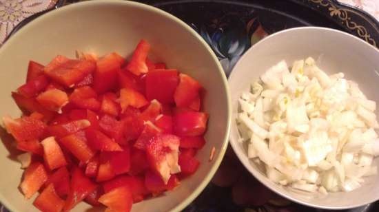 Paprika stekt med grønnsaker (Paprikagemuse nach Kurt Drummer)