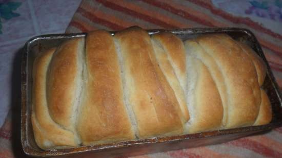 לחם איטלקי Pane al latte Fisarmonica בתנור