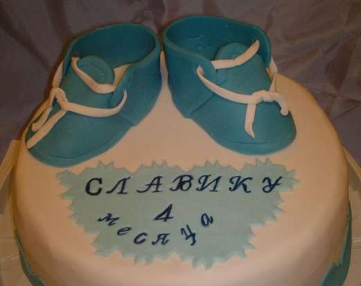 Cakes for birth, baptism, year (not numbers)