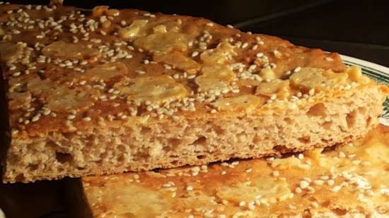 Hvete-rug nesten Focaccia