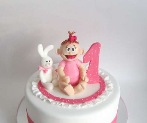 Cakes for birth, baptism, year (not numbers)