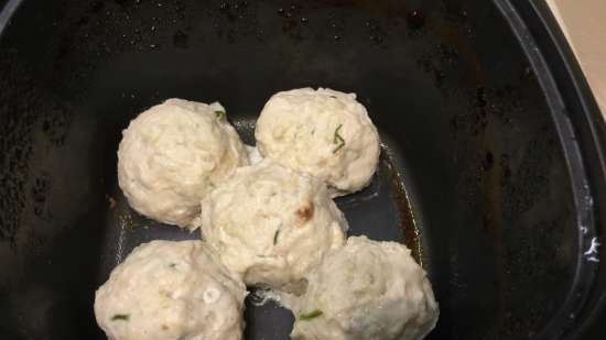 Oriental-style meatballs in a spicy soy-ginger glaze