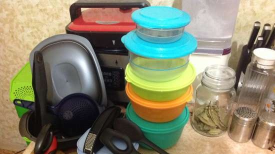 Plastmasas trauki Tupperware - atsauksmes