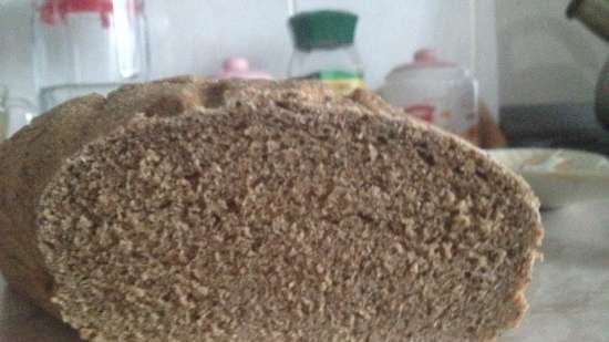 Black bread Simple and tasty