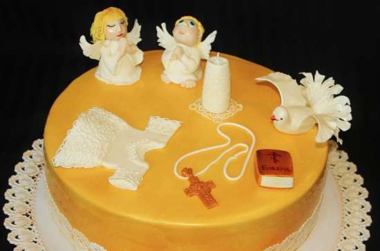 Cakes for birth, baptism, year (not numbers)