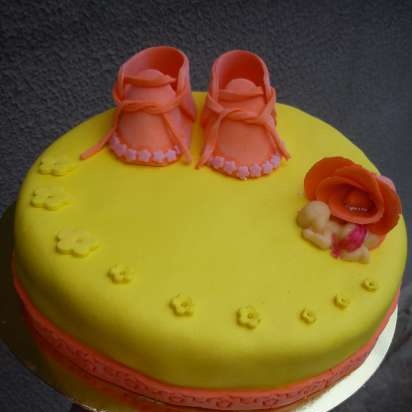 Cakes for birth, baptism, year (not numbers)