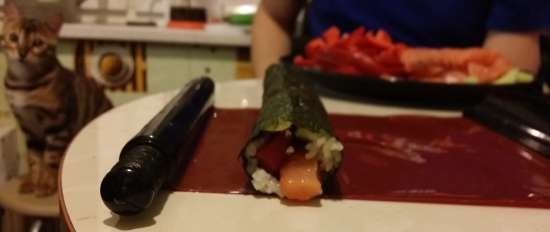 Tempura rolls and nigiri