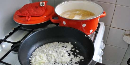 Pesto pasta med kjøtt