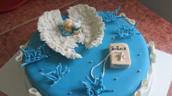 Cakes for birth, baptism, year (not numbers)