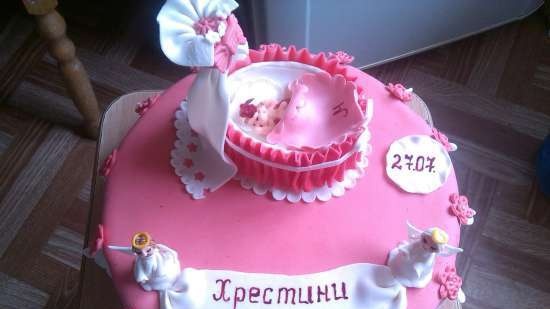 Cakes for birth, baptism, year (not numbers)