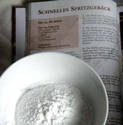 Schnelles Spritzgebaeck