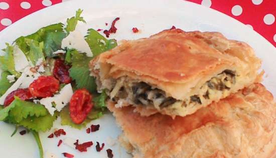 Summer Puff Spinat Pie (σπανακόπιτα)