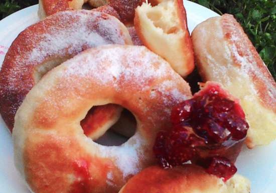 Beigne Donuts (franču valoda) ar vaniļas mērci - Régis Trigel