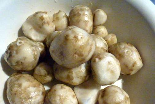 Topinambur - Cremesuppe aus Frasdorf (Bayern) - Jordskokk-kremsuppe