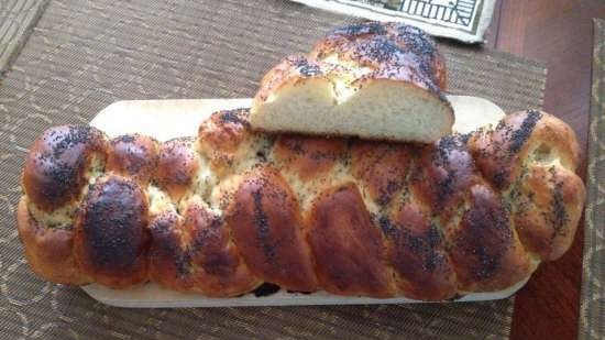 Hvete og potetflette (challah) (ovn)