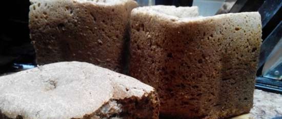 Wheat-rye bread in a bread maker (our family-proven recipe)