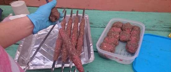 Lula kebabs manekeniem