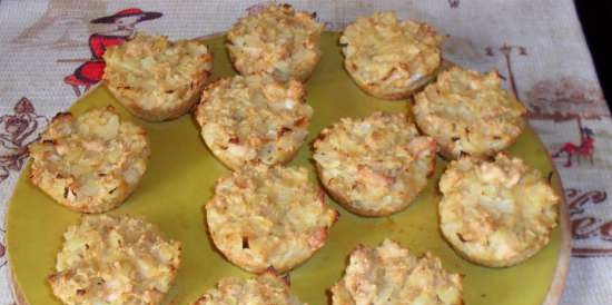 Cabbage and chicken breast muffins