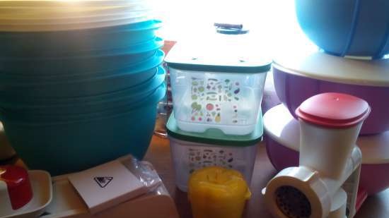 Plastmasas trauki Tupperware - atsauksmes