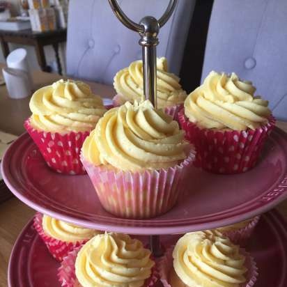 Citronu cupcakes