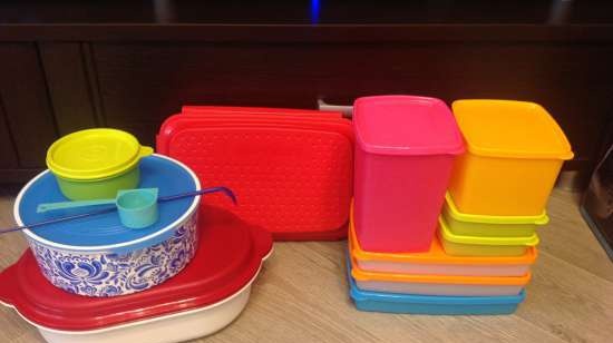 Plastfat Tupperware - anmeldelser