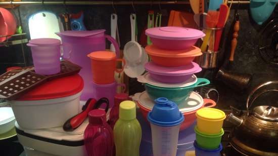 Plastfat Tupperware - anmeldelser