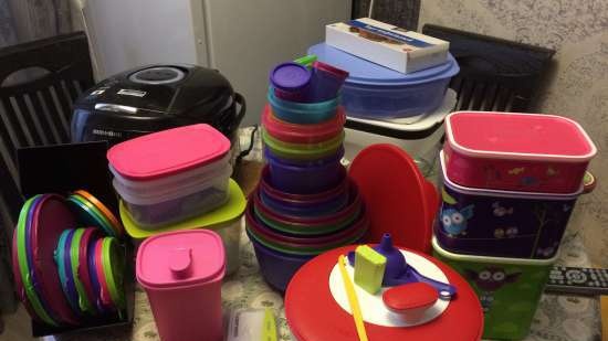 Plastfat Tupperware - anmeldelser