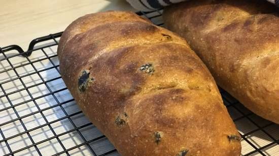 Mini tomatbrød med oliven