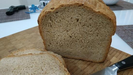 Wheat-rye bread with whole grain flour Peasant