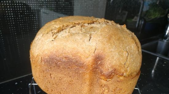 Wheat-rye bread on a long dough