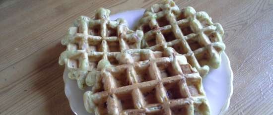 Speķa vafeles (KitchenAid Artisan Waffle Maker)