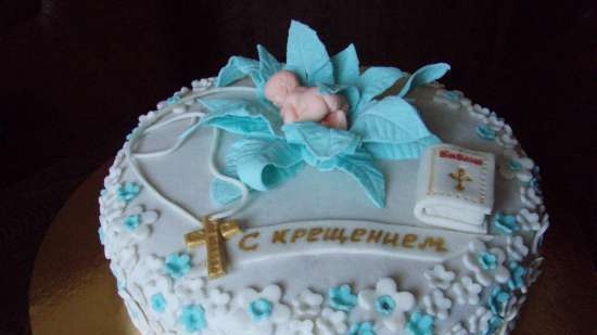 Cakes for birth, baptism, year (not numbers)