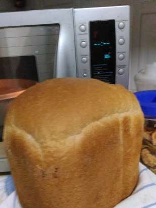 Daily white bread with live / pressed yeast in a Panasonic SD-2500 bread maker