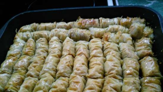 Filo deig baklava