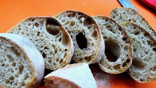 Ciabatta raudzēta ar 50% mitruma