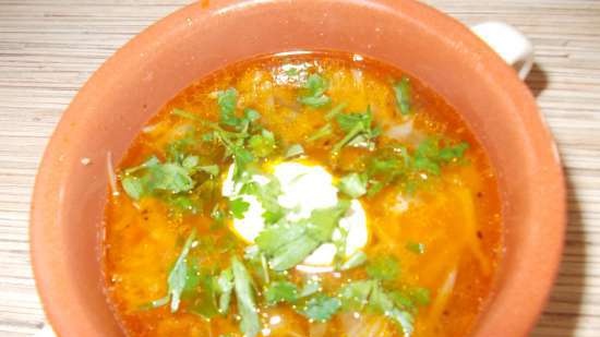 Cabbage soup with secret frying (recipe of our family)