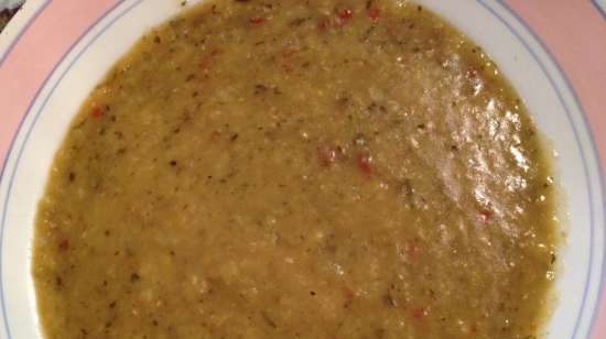 Masur Dal - red lentil soup (Brand 701 multicooker)