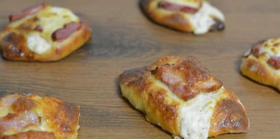 Konvolutt med bacon og bechamel