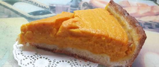 Gresskar og cottage cheese pie