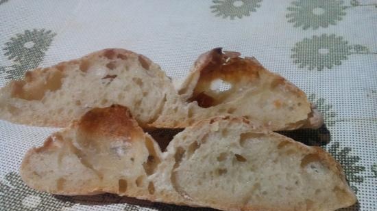 Ciabatta raudzēta ar 50% mitruma