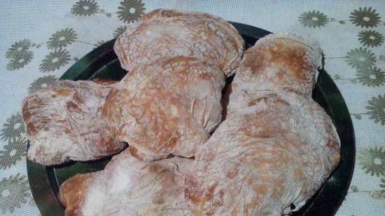 Ciabatta raudzēta ar 50% mitruma