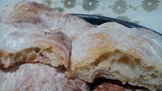 Ciabatta raudzēta ar 50% mitruma