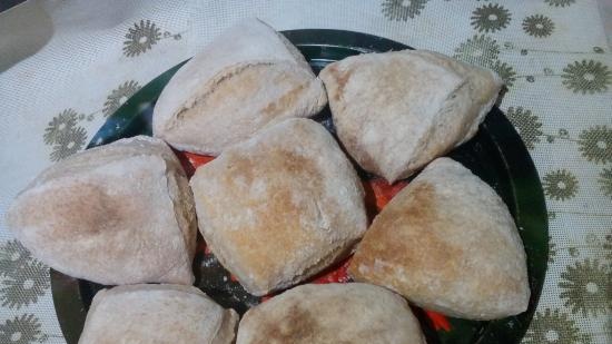 Ciabatta raudzēta ar 50% mitruma