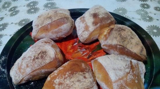 Ciabatta raudzēta ar 50% mitruma