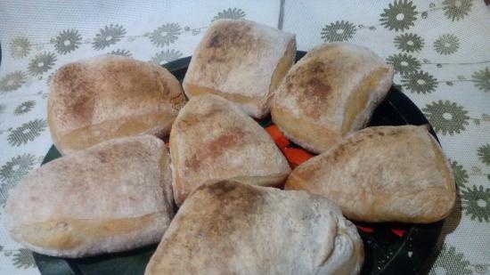 Ciabatta raudzēta ar 50% mitruma