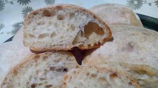 Ciabatta raudzēta ar 50% mitruma