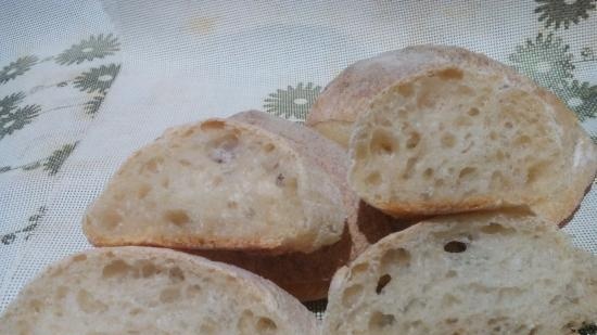 Ciabatta raudzēta ar 50% mitruma