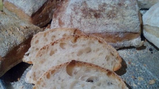 Ciabatta raudzēta ar 50% mitruma