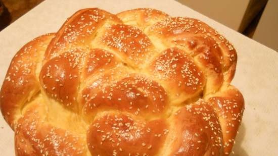 Ķirbju challah