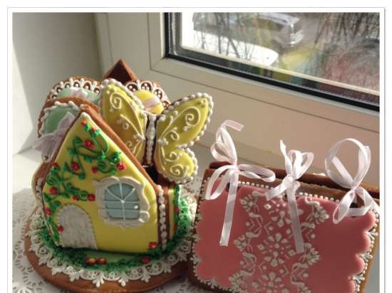 Gingerbread house (how to assemble and decorate)